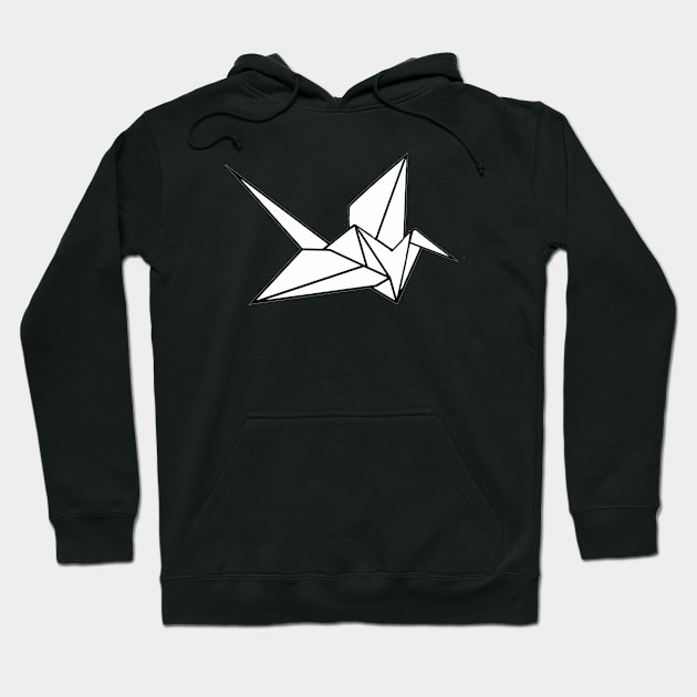 Paper crane Hoodie by Ykartwork